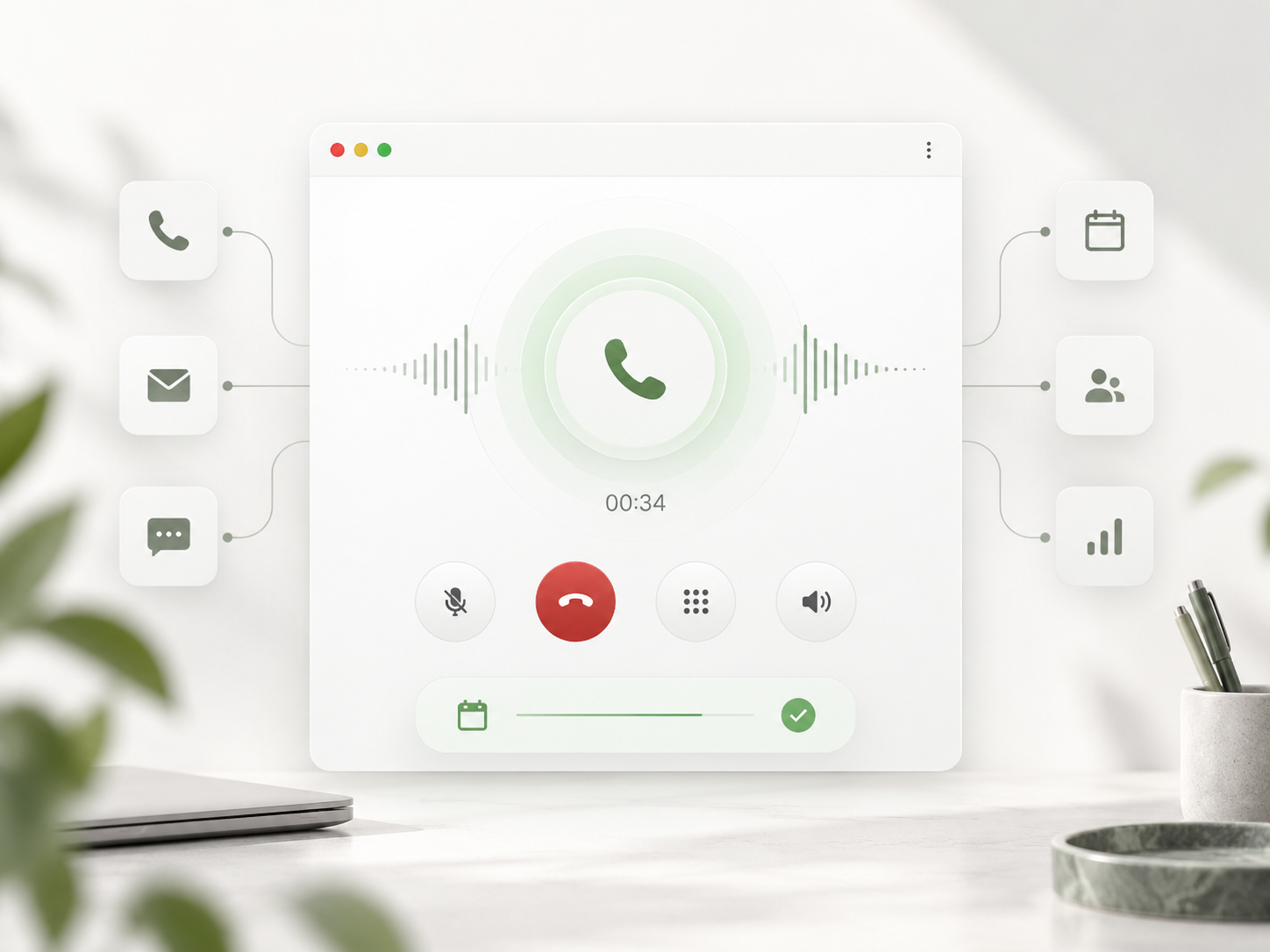 AI voice inbound agent handling a customer call and appointment scheduling